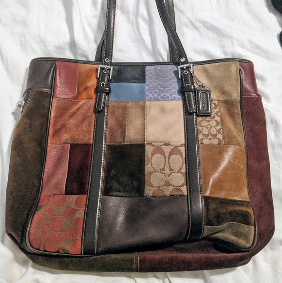 Vintage Coach Patchwork Purse